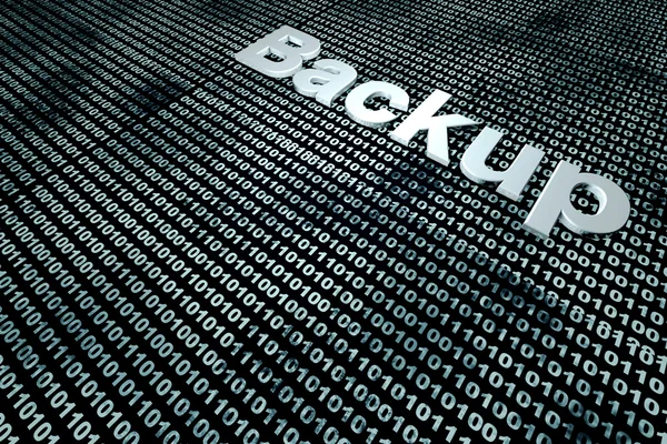 Backup binário — Fotografia de Stock