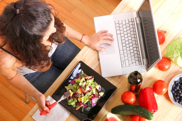 Vegetarische Informationen — Stockfoto