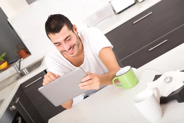 Coffee and Tablet PC — Stock Photo, Image
