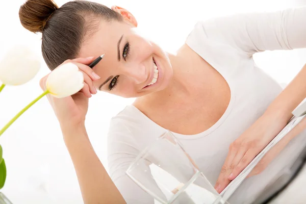 Portrait of architect woman — Stock Photo, Image