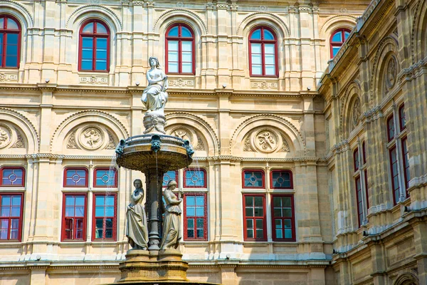 Fontana dell'Opera di Vienna — Foto Stock