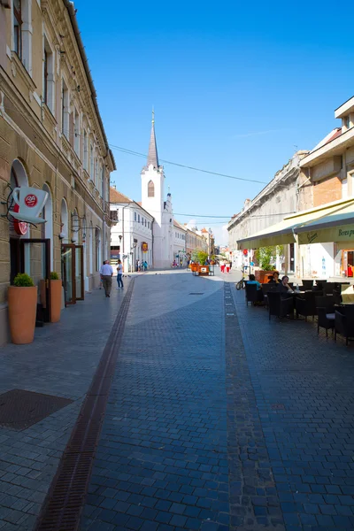 Gatubilden i Oradea — Stockfoto
