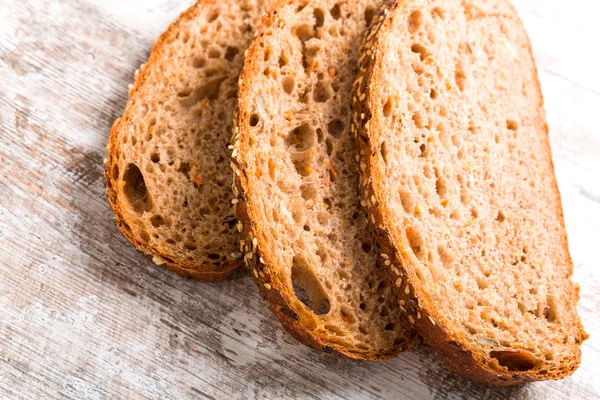 Slices of Dark bread — Stock Photo, Image