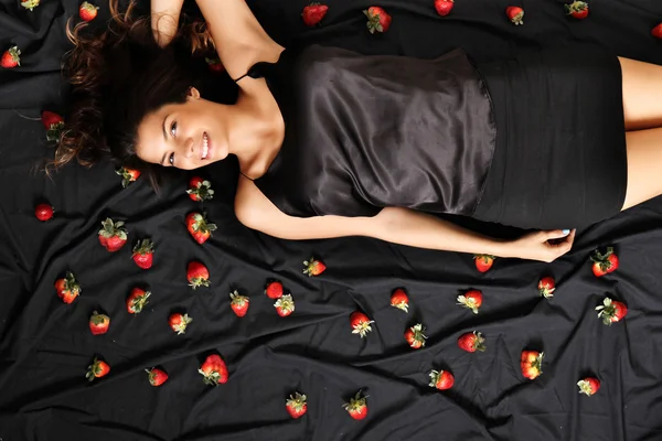 Tranquil Strawberry Dreams — Stock Photo, Image