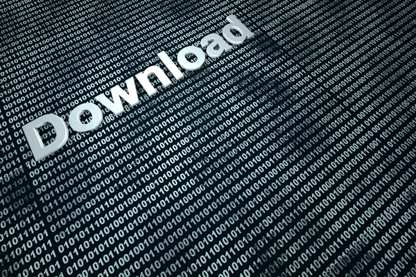 Um fundo de download digital — Fotografia de Stock