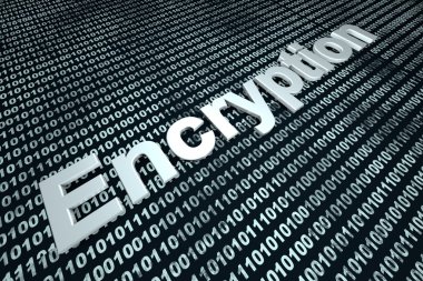 The word Encryption clipart