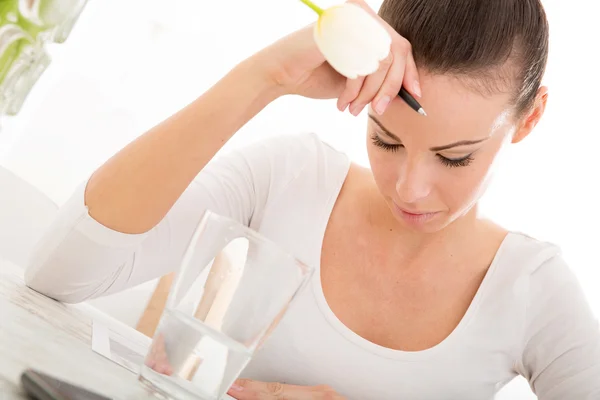 Portrait of architect woman — Stock Photo, Image