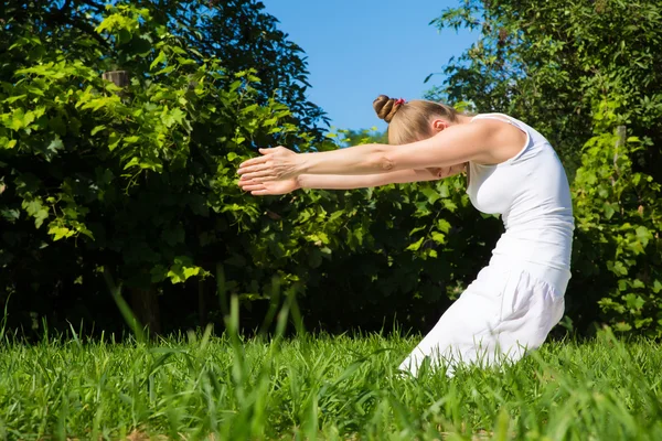 Yoga in the Park — Stock Photo, Image