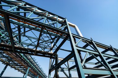 Otoyol ve boru hattı arka plan