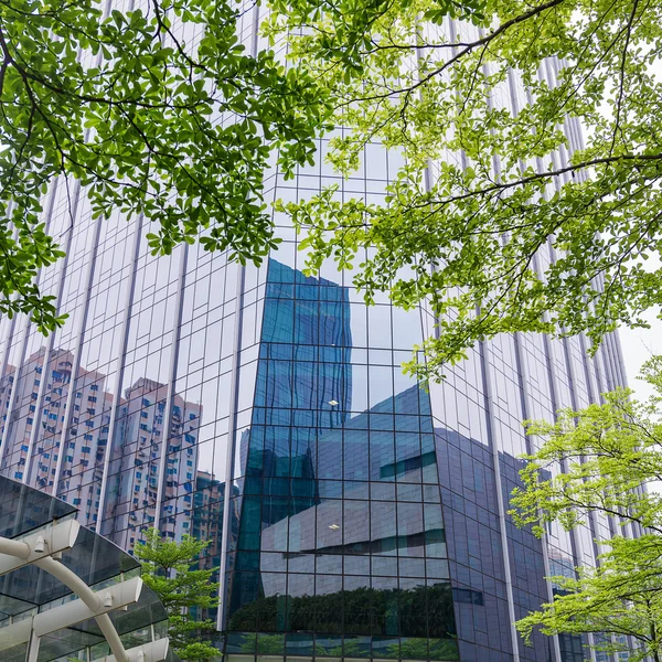 The greening of the office building — Stock Photo, Image