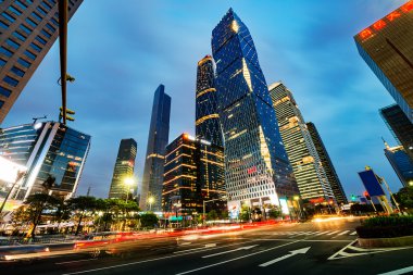 Yolun şehrin Shenzhen, Çin