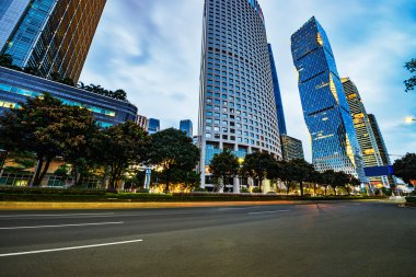 Yolun şehrin Shenzhen, Çin