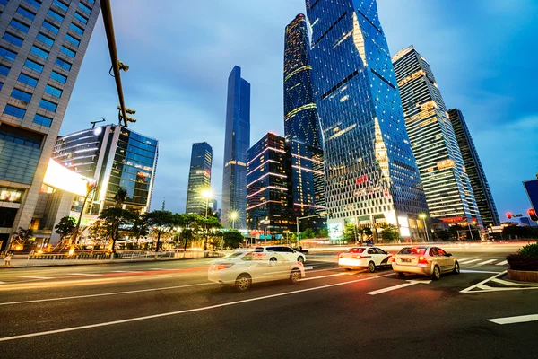 Yolun şehrin Shenzhen, Çin — Stok fotoğraf