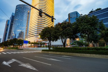 Yolun şehrin Shenzhen, Çin