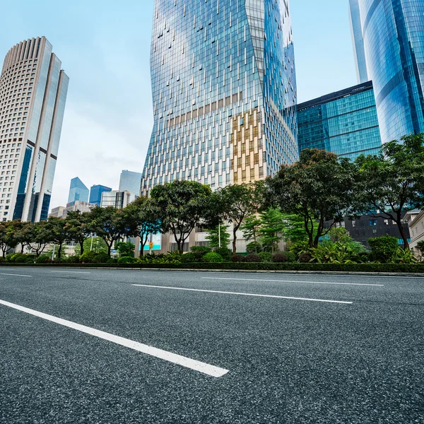 La strada nella città di Shenzhen, Cina — Foto Stock