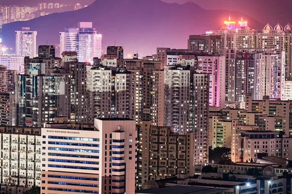 Urban landscape in night of shenzhen,china — Stock Photo, Image