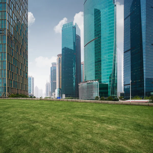 The lawn in the city — Stock Photo, Image