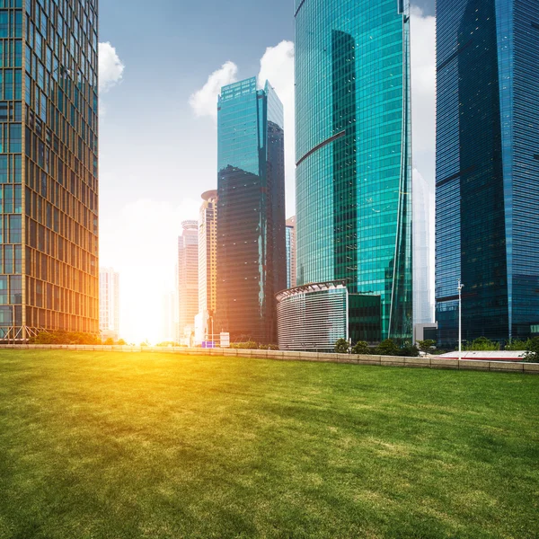 The lawn in the city — Stock Photo, Image