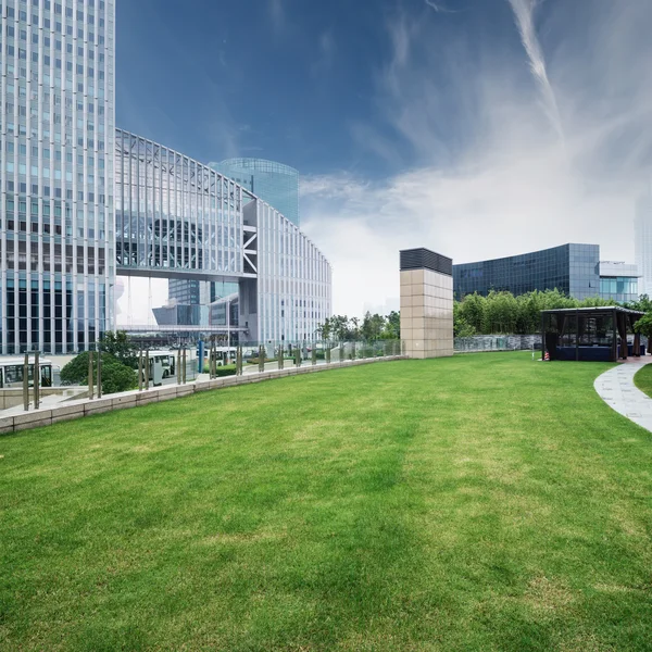 The lawn in the city — Stock Photo, Image