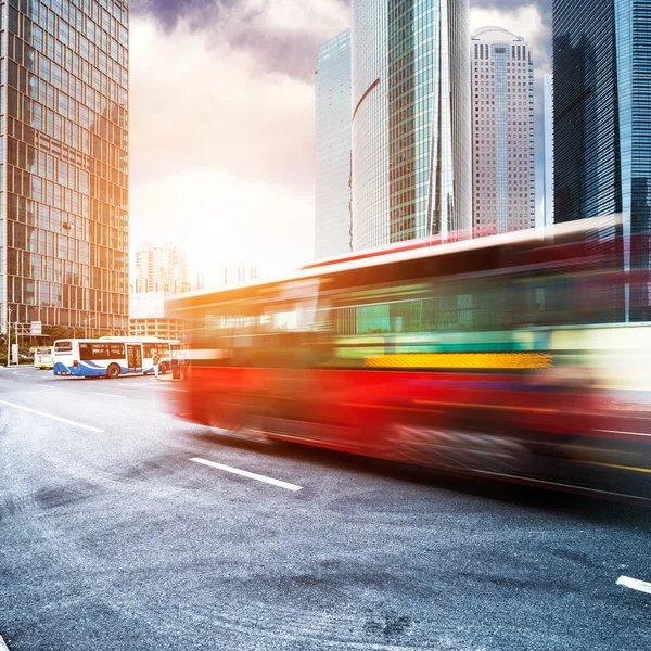 Office buildings and road — Stock Photo, Image