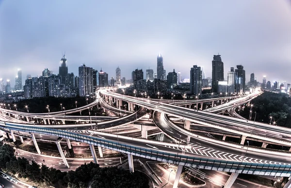 Viaduto de shanghai — Fotografia de Stock