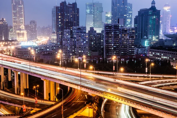 Shanghai viaduct — Stockfoto