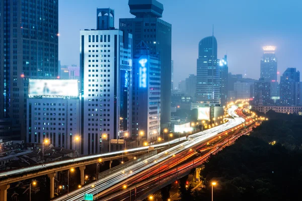 Shanghai viaduct — Stockfoto