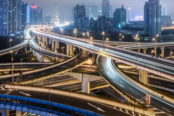 Shanghai viaduct — Stockfoto