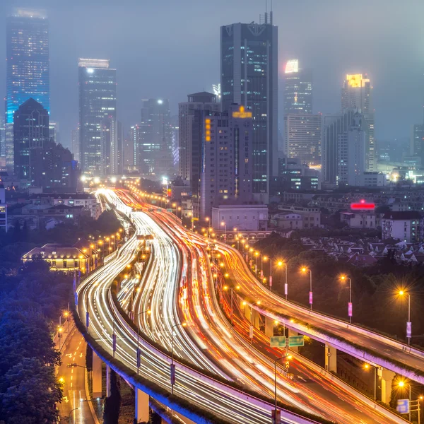 Shanghain ylikulkusilta — kuvapankkivalokuva