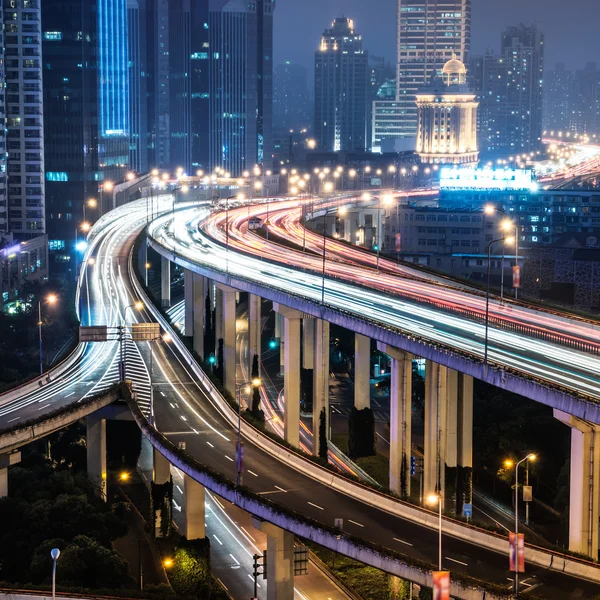 Shanghai viaduct — Stockfoto