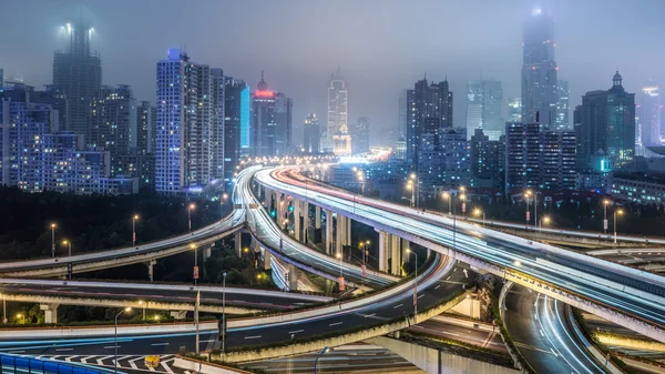 Shanghai viaduct — Stockfoto