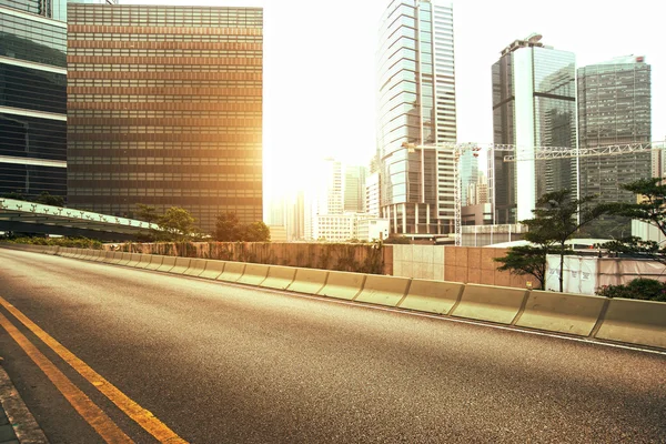 Carreteras y ciudades — Foto de Stock