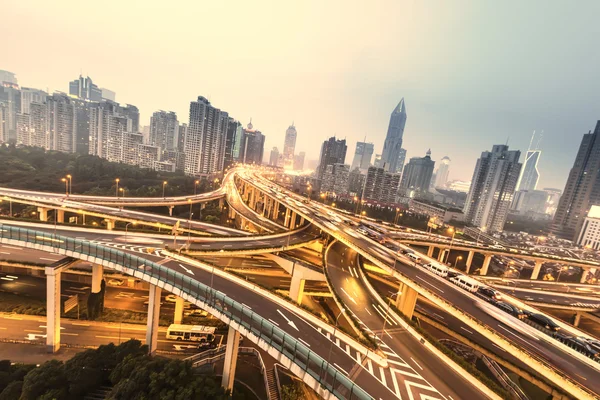 Shanghai interchange — Stock Photo, Image