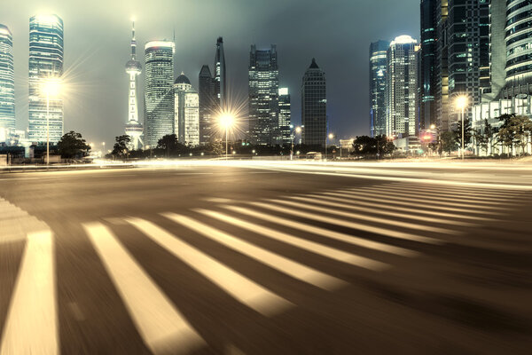 The modern building of the lujiazui financial centre in shanghai china