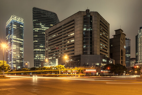 Night scene of modern city