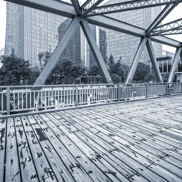 Plataforma de madera — Foto de Stock