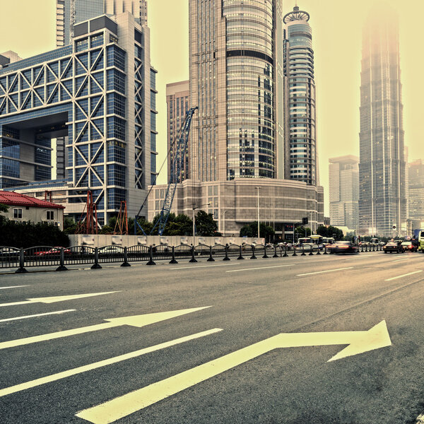 Cars in highway with blur motion