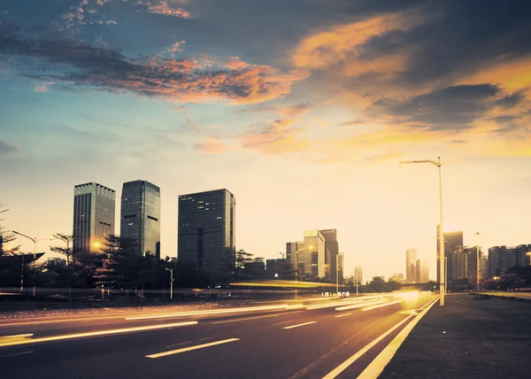 Ciudad de carretera — Foto de Stock