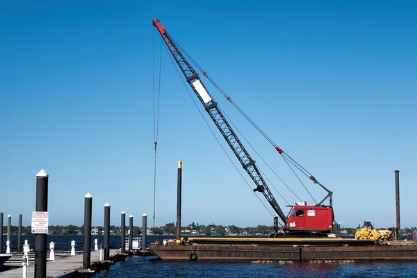 Floating crane — Stock Photo, Image