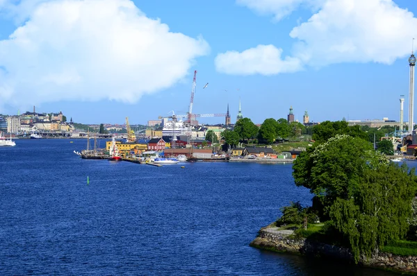 Hafen von stockholm schweden — Stockfoto