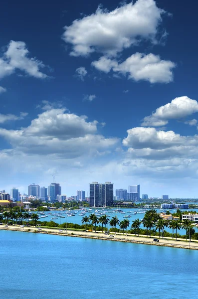 Skyline von Miami — Stockfoto