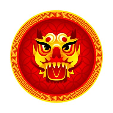Lion mask symbol vector Lion mask symbol vector