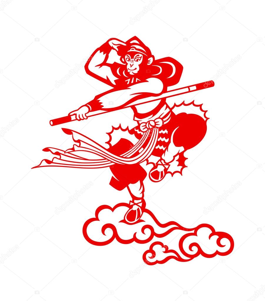 Chinese Monkey King Vector Image By C Sahuad Vector Stock