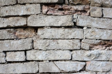 Yaşlı duvara yakın çekim