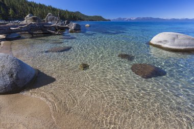 lake Tahoe güzel kıyı