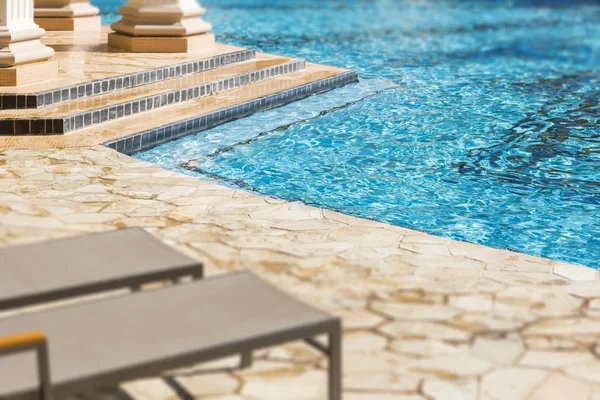 Exotické luxusní bazén abstrakt — Stock fotografie