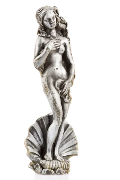 Figurine en cire d'un Aphrodite nu isolé sur blanc — Photo