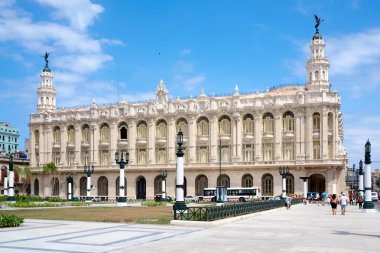Havana harika tiyatro bir güneşli