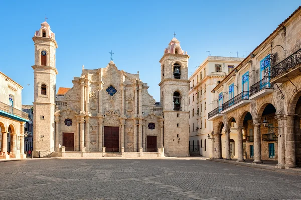 De kathedraal van Havana in Cuba — Stockfoto