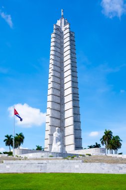 Jose Marti Abide Havana'da devrim Meydanı